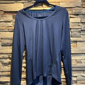 Athleta Women's Navy Long Sleeve Top Size Large